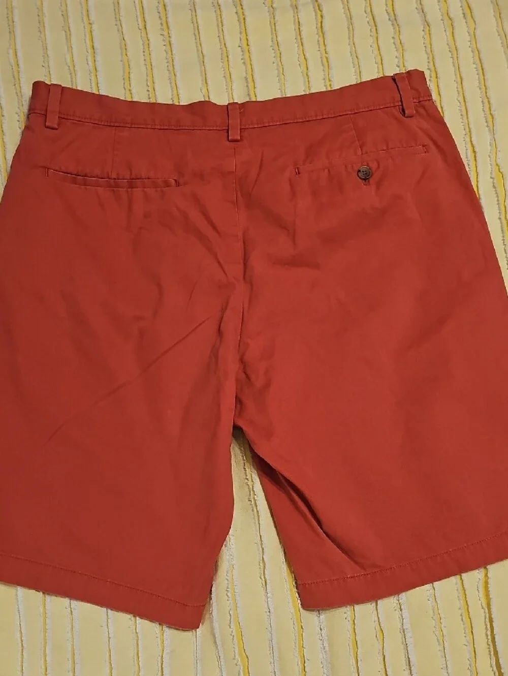 Banana Republic Orange Emerson Shorts with Chambray Waistband